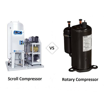 Compresor Scroll vs Rotativo en HVAC
