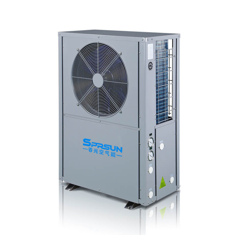 7.5KW 8.5KW 80 ℃ EVI Calentador de agua caliente de fuente de aire de alta temperatura con bomba de calor